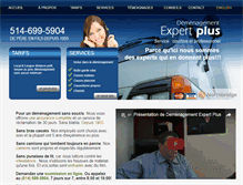 Tablet Screenshot of demenagementexpertplus.com